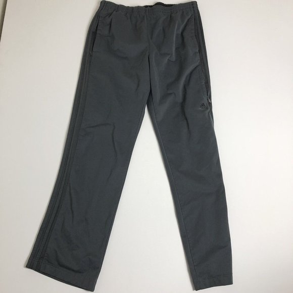 ADIDAS MEN'S ALL GRAY SWEATPANTS‎ JOGGERS TRAINING TRACK PANTS SIZE XL L39 - Picture 1 of 8